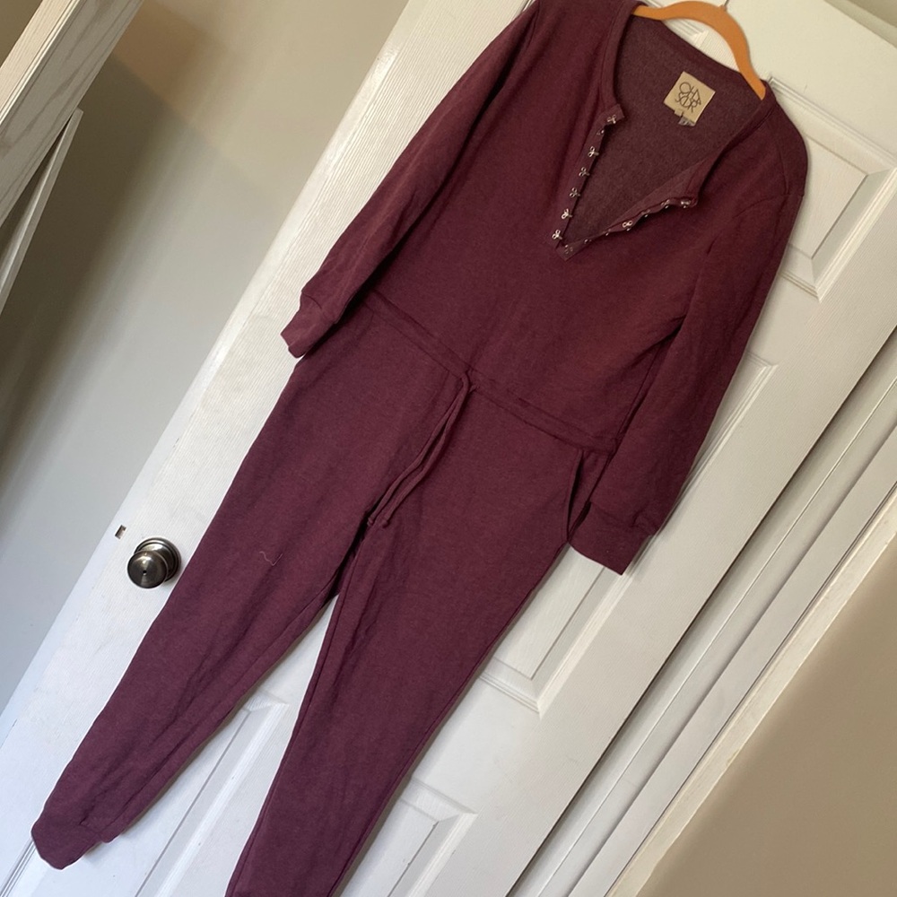 Chaser Henley Jumpsuit | S